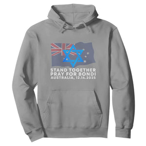 Jewish Strong Stand Together Hoodie Pray for Bondi Australia Hanukkah Dec 14 2025 Remembrance TS02 Sport Gray Print Your Wear