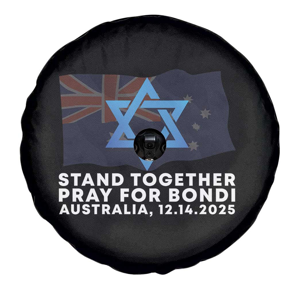 Jewish Strong Stand Together Spare Tire Cover Pray for Bondi Australia Hanukkah Dec 14 2025 Remembrance TS02 Print Your Wear