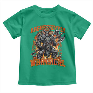 Chaotic Knight Metalcore Edgy Meme Aggressively Whimsical Toddler T Shirt Armor Metalheads Fairycore Tendencies TS02 Irish Green Print Your Wear