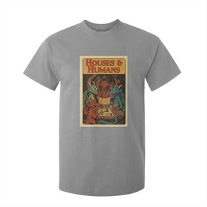 Houses and Humans Fantasy Tabletop Game T Shirt For Kid Retro RPG Dragons Board Game Roleplay Fans TS02 Sport Gray Print Your Wear