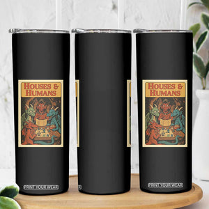 Houses and Humans Fantasy Tabletop Game Skinny Tumbler Retro RPG Dragons Board Game Roleplay Fans TS02 Print Your Wear