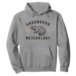 Groundhog Meteorology Hoodie Estd 1887 Accurate 50 Percent Of The Time Woodchuck TS02 Sport Gray Print Your Wear