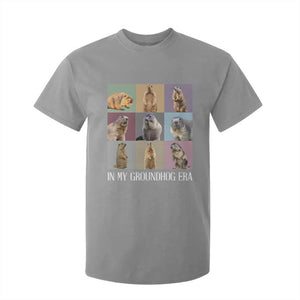In My Groundhog Era T Shirt For Kid Funny Woodchuck TS02 Sport Gray Print Your Wear