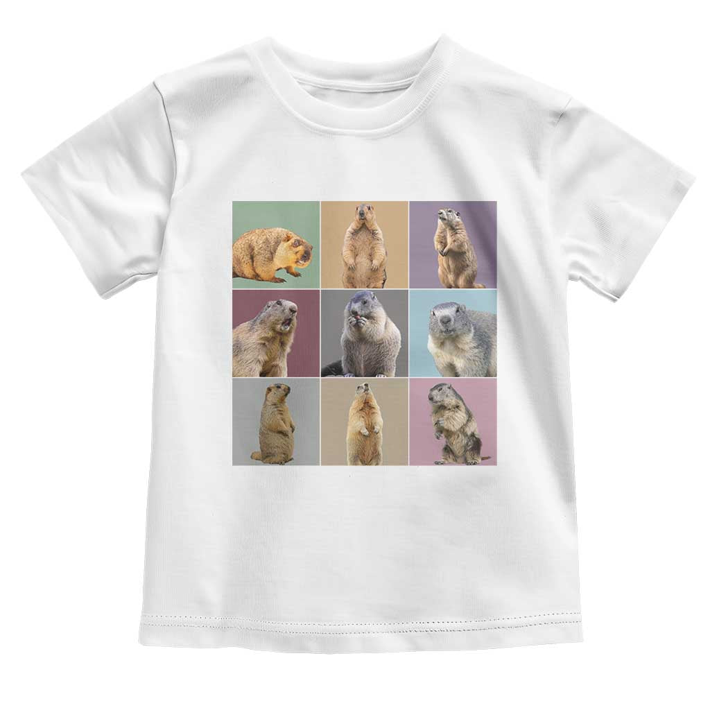 In My Groundhog Era Toddler T Shirt Funny Woodchuck TS02 White Print Your Wear