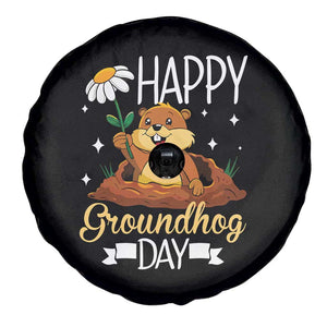 Happy Groundhog Day Spare Tire Cover Punxsutawney Phil Groundhog Lover TS02 Print Your Wear
