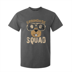 Groundhog Squad T Shirt For Kid Cute Woodchuck Happy Groundhog Day TS02 Dark Heather Print Your Wear