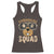 Groundhog Squad Racerback Tank Top Cute Woodchuck Happy Groundhog Day TS02 Dark Chocolate Print Your Wear
