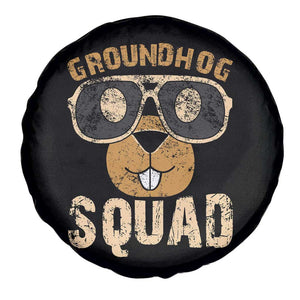 Groundhog Squad Spare Tire Cover Cute Woodchuck Happy Groundhog Day TS02 Print Your Wear