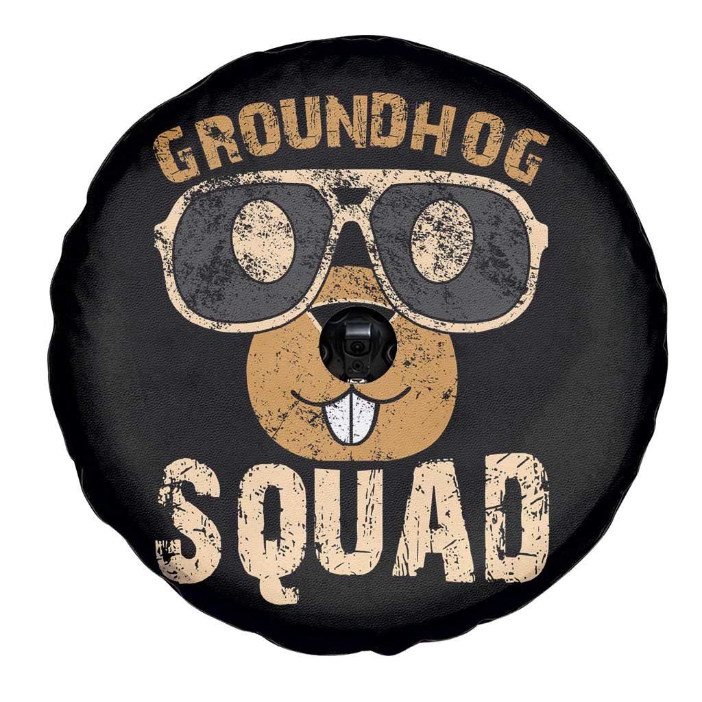 Groundhog Squad Spare Tire Cover Cute Woodchuck Happy Groundhog Day TS02 Print Your Wear