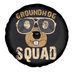 Groundhog Squad Spare Tire Cover Cute Woodchuck Happy Groundhog Day TS02 Print Your Wear