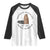 Groundhog Meteorology Raglan Shirt Respect The Shadow Est 1887 Funny Woodchuck TS02 White Black Print Your Wear