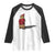 Groundhog Shadow Raglan Shirt Funny Woodchuck Ground Hog Meteorlogy TS02 White Black Print Your Wear