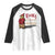 Groundhog Shadow Raglan Shirt Eeek The Shadow Makes My Butt Look Huge TS02 White Black Print Your Wear