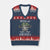 Funny Pirate V-Neck Knit Sweater Vest Rule #1 Don't Fall Off The Boat Cruise Party Gift - Print Your Wear