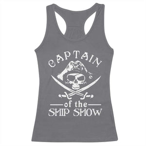 Funny Pirate Racerback Tank Top Captain Ship Show Boater Boating Captain TS02 Charcoal Print Your Wear