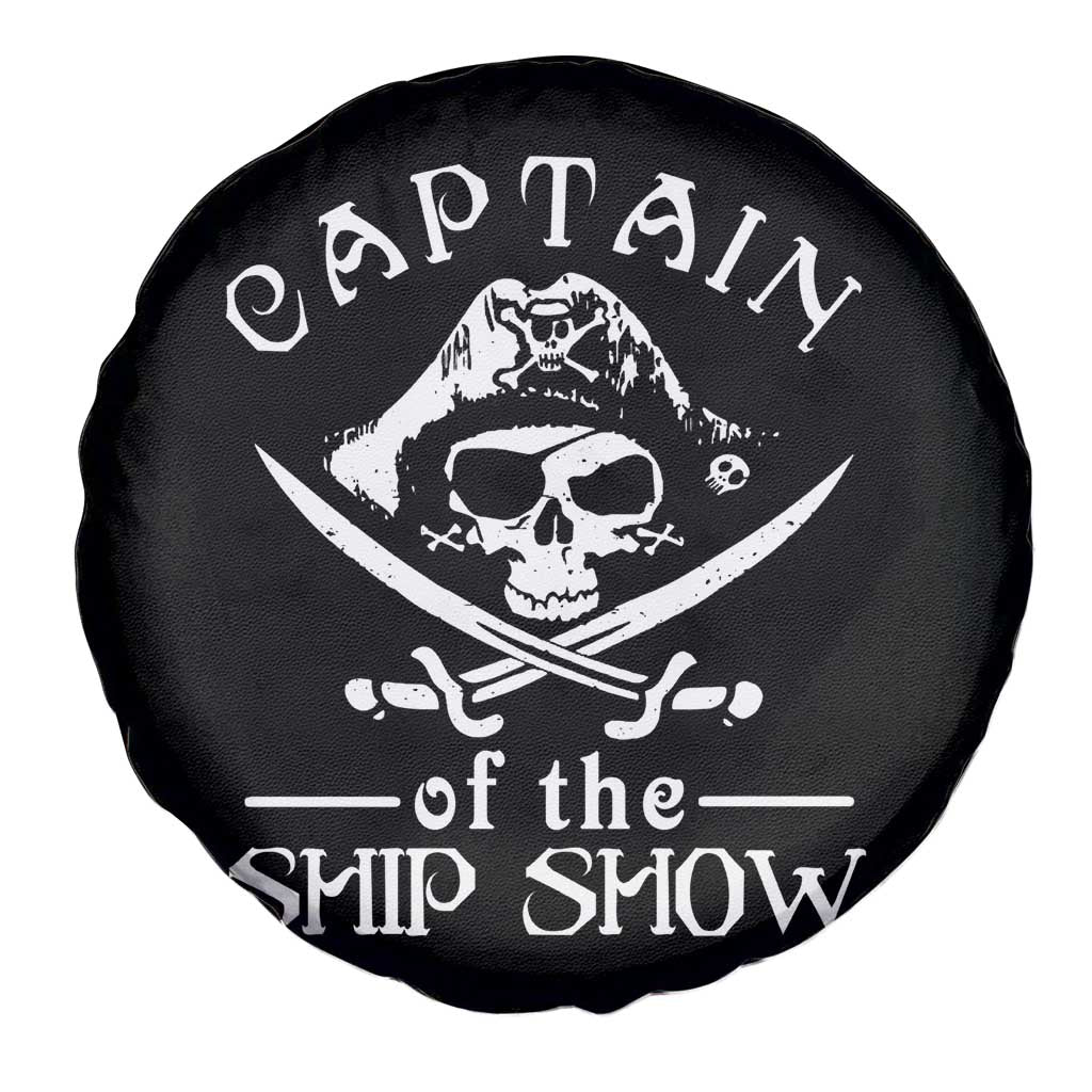 Funny Pirate Spare Tire Cover Captain Ship Show Boater Boating Captain TS02 Print Your Wear