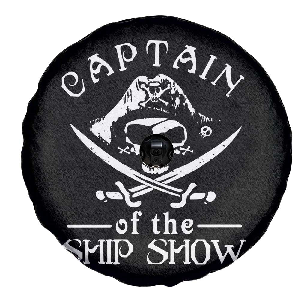 Funny Pirate Spare Tire Cover Captain Ship Show Boater Boating Captain TS02 Print Your Wear