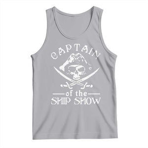 Funny Pirate Tank Top Captain Ship Show Boater Boating Captain TS02 Athletic Heather Print Your Wear