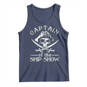 Funny Pirate Tank Top Captain Ship Show Boater Boating Captain TS02 Navy Print Your Wear
