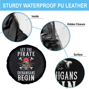 Let The Pirate Shenanigans Begin Spare Tire Cover Pirate Skull TS02 Print Your Wear