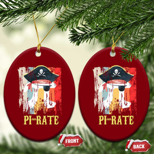 Funny Pi-rate Ceramic Ornament Pi Day Math Geek Pirate Lover TS02 Print Your Wear
