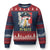 Funny Pi-rate Ugly Christmas Sweater Pi Day Math Geek Pirate Lover TS02 Navy Red Print Your Wear