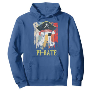 Funny Pi-rate Hoodie Pi Day Math Geek Pirate Lover TS02 Royal Blue Print Your Wear