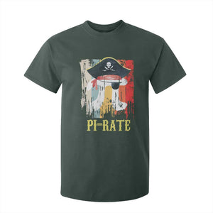 Funny Pi-rate T Shirt For Kid Pi Day Math Geek Pirate Lover TS02 Dark Forest Green Print Your Wear