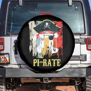 Funny Pi-rate Spare Tire Cover Pi Day Math Geek Pirate Lover TS02 No hole Black Print Your Wear