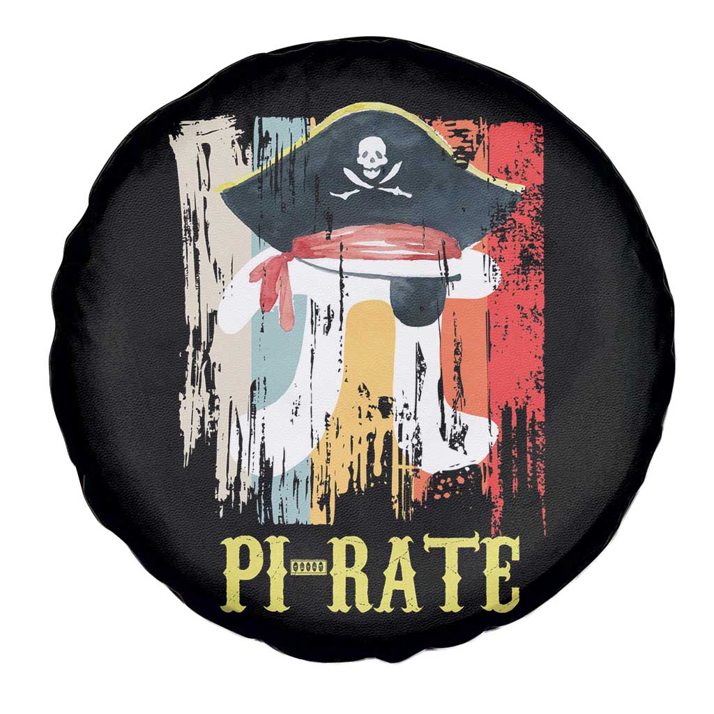 Funny Pi-rate Spare Tire Cover Pi Day Math Geek Pirate Lover TS02 Print Your Wear