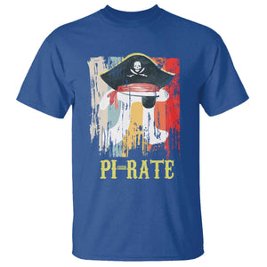 Funny Pi-rate T Shirt Pi Day Math Geek Pirate Lover TS02 Royal Blue Print Your Wear