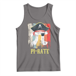Funny Pi-rate Tank Top Pi Day Math Geek Pirate Lover TS02 Deep Heather Print Your Wear