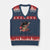 Funny Pirate V-Neck Knit Sweater Vest All Fun And Games Until Someone Loses an Eye TS02 Navy Red Print Your Wear