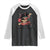 Funny Pirate Raglan Shirt All Fun And Games Until Someone Loses an Eye TS02 Black White Print Your Wear