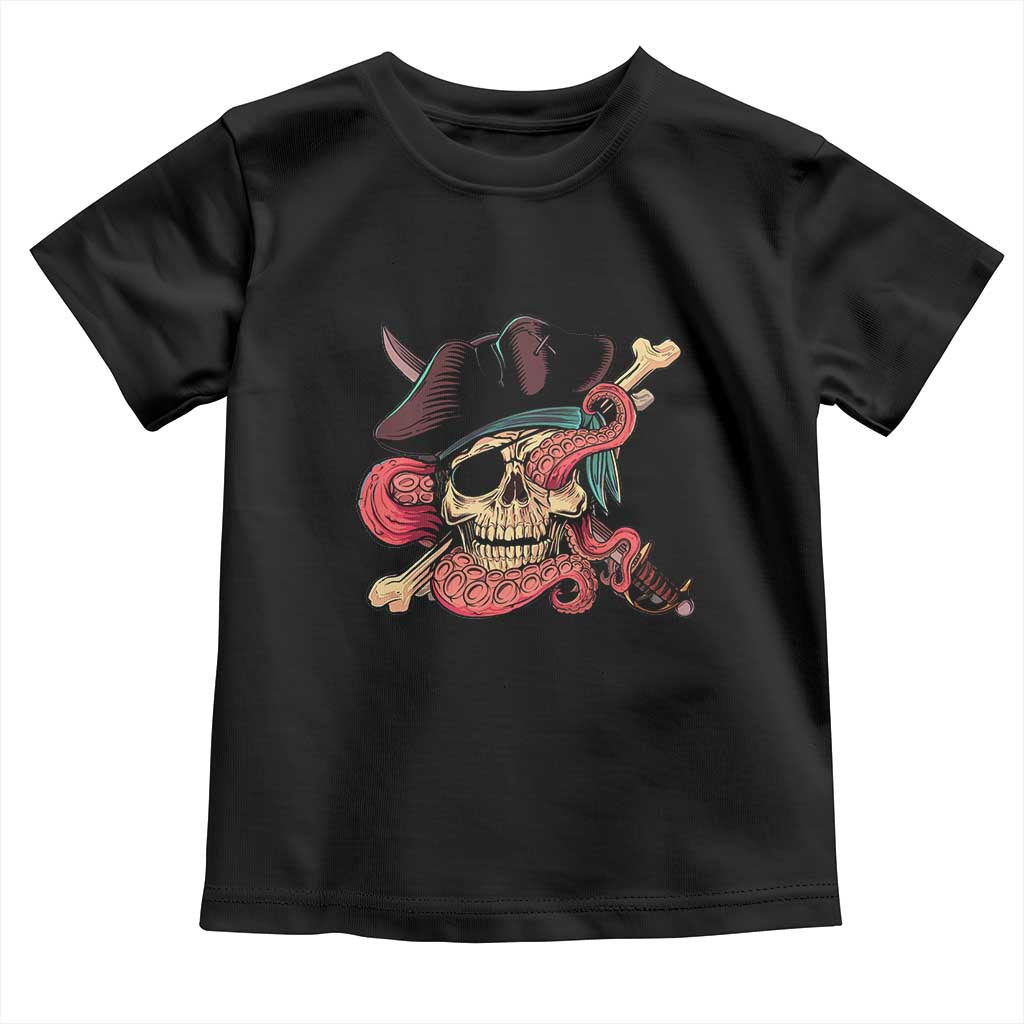 Funny Pirate Toddler T Shirt All Fun And Games Until Someone Loses an Eye TS02 Black Print Your Wear