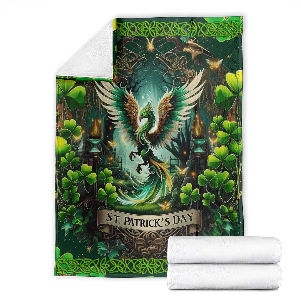 Happy St. Patrick's Day The Irish in Phoenix Throw Blanket TS02 Irish Green Print Your Wear