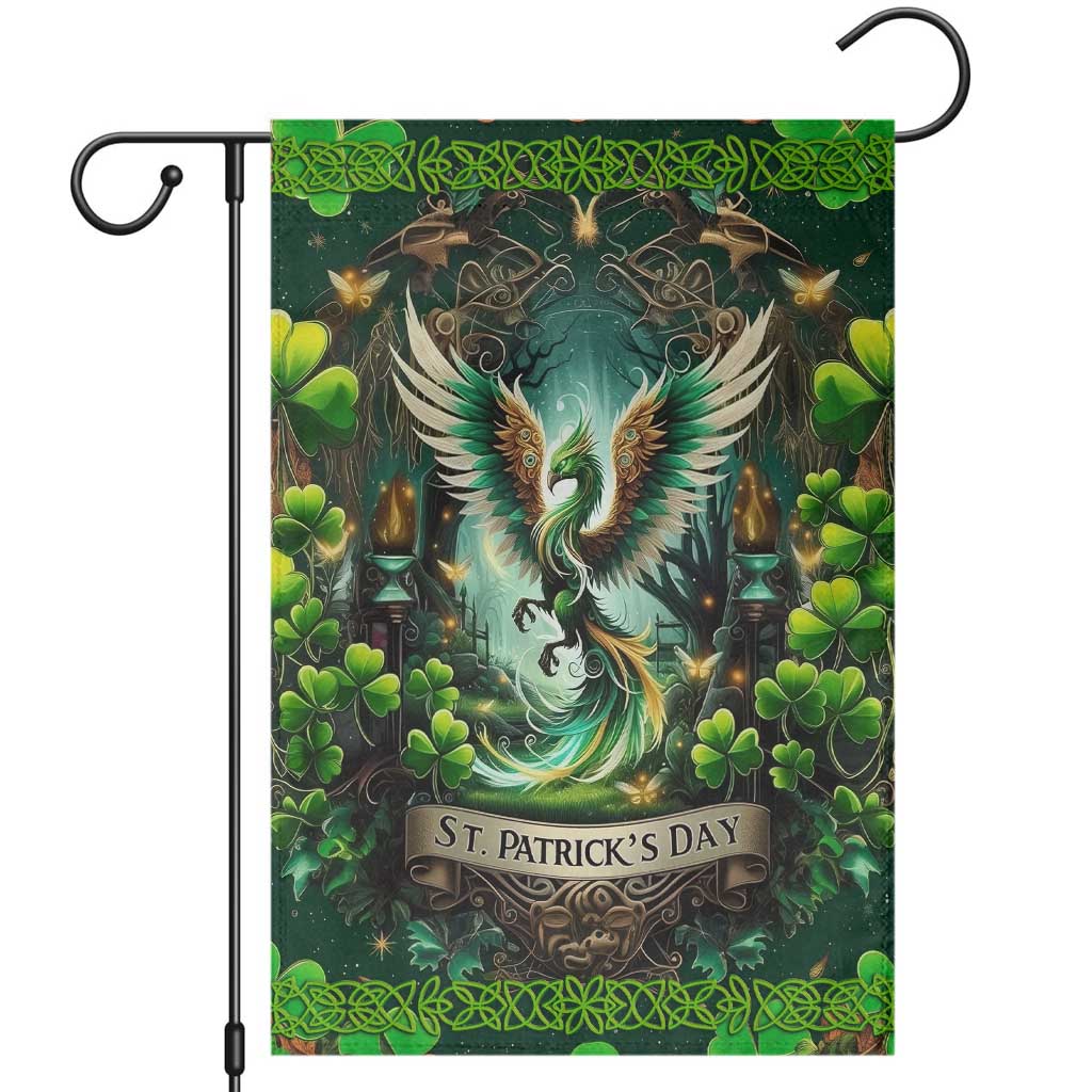 Happy St. Patrick's Day The Irish in Phoenix Garden Flag TS02 Irish Green Print Your Wear