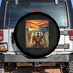 Funny Scream Groundhog Spare Tire Cover Woddchuck Day TS02 No hole Black Print Your Wear