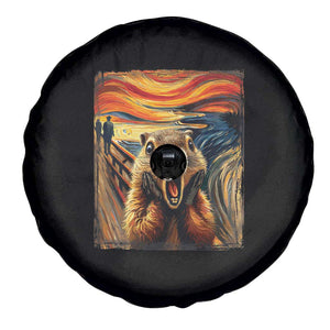 Funny Scream Groundhog Spare Tire Cover Woddchuck Day TS02 Print Your Wear