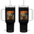 Funny Scream Groundhog Tumbler With Handle Woddchuck Day TS02 One Size: 40 oz Black Print Your Wear