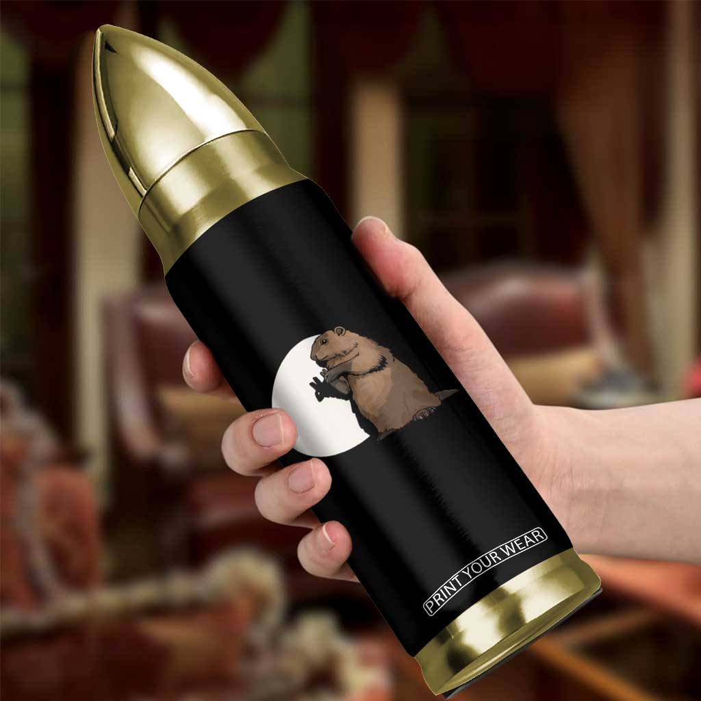 Groundhog Shadow Meteorlogy Bullet Tumbler Woodchuck Puppet Funny Gift TS02 Print Your Wear