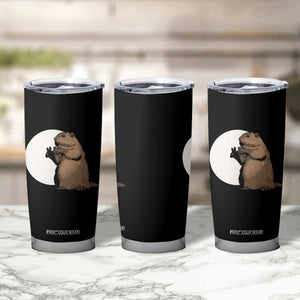 Groundhog Shadow Meteorlogy Tumbler Cup Woodchuck Puppet Funny Gift TS02 Print Your Wear