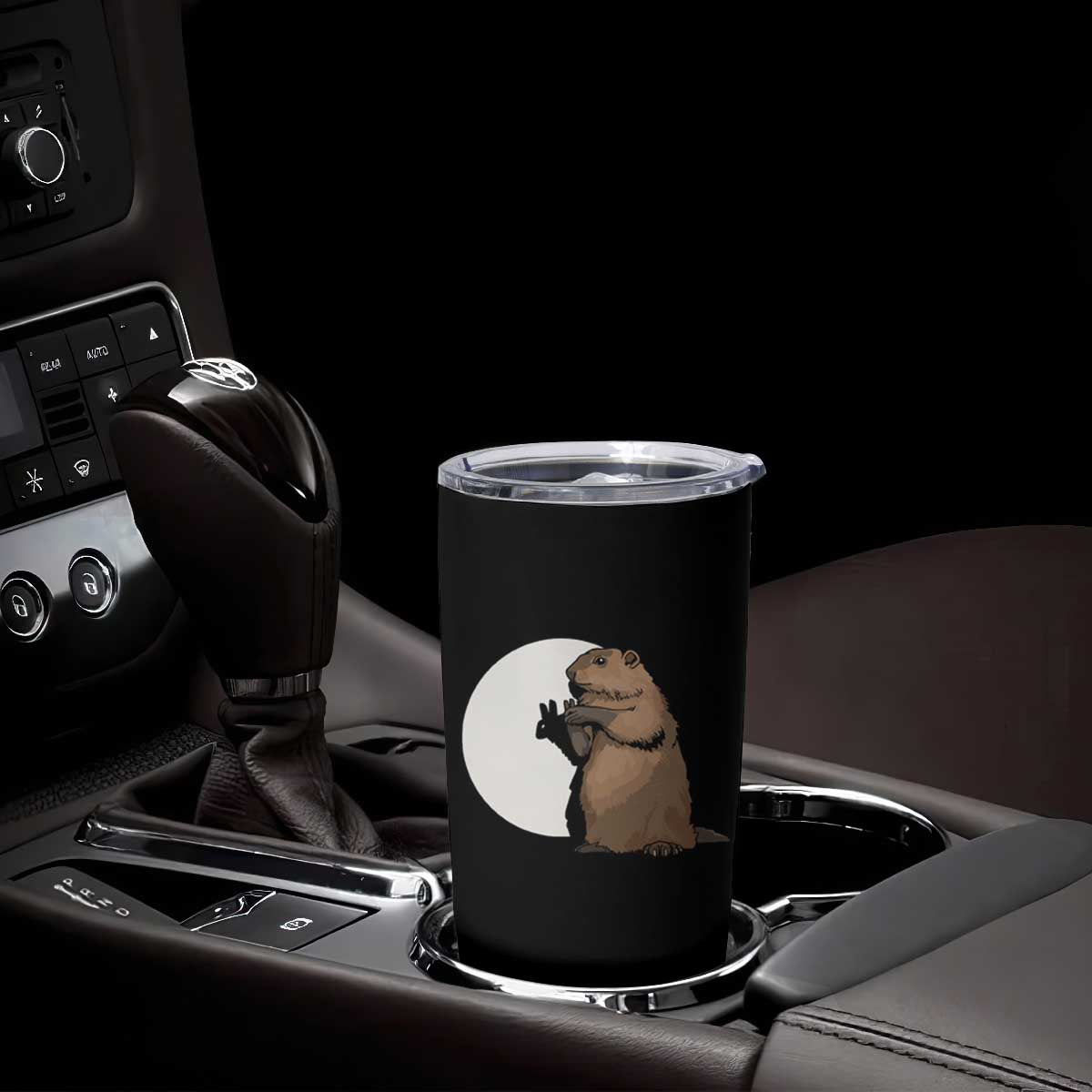 Groundhog Shadow Meteorlogy Tumbler Cup Woodchuck Puppet Funny Gift TS02 Print Your Wear