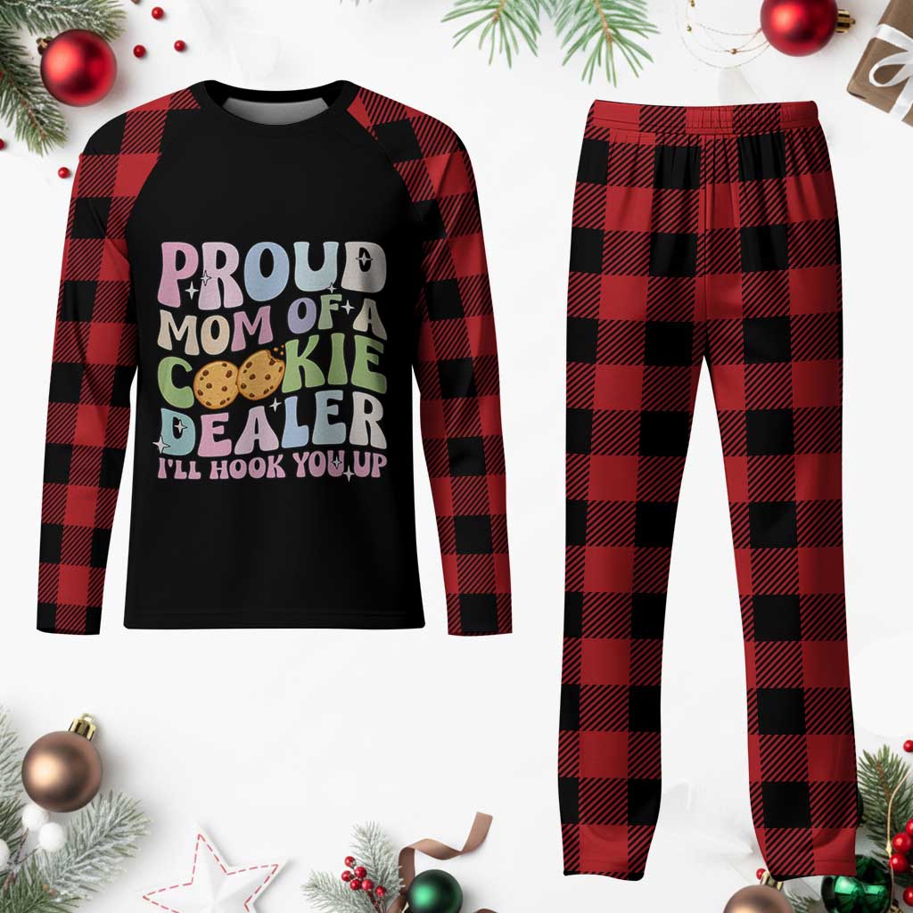 Scout Girl Mom Plaid Pajama Set Proud Mom Of A Cookie Dealer Troop Leader Family Matching TS02 Buffalo Plaid Print Your Wear