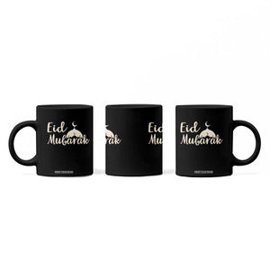 Eid Mubarak Mosque Silhouette Coffee Mug Islamic Holiday Celebration TS02 Print Your Wear