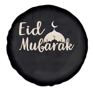 Eid Mubarak Mosque Silhouette Spare Tire Cover Islamic Holiday Celebration TS02 Print Your Wear