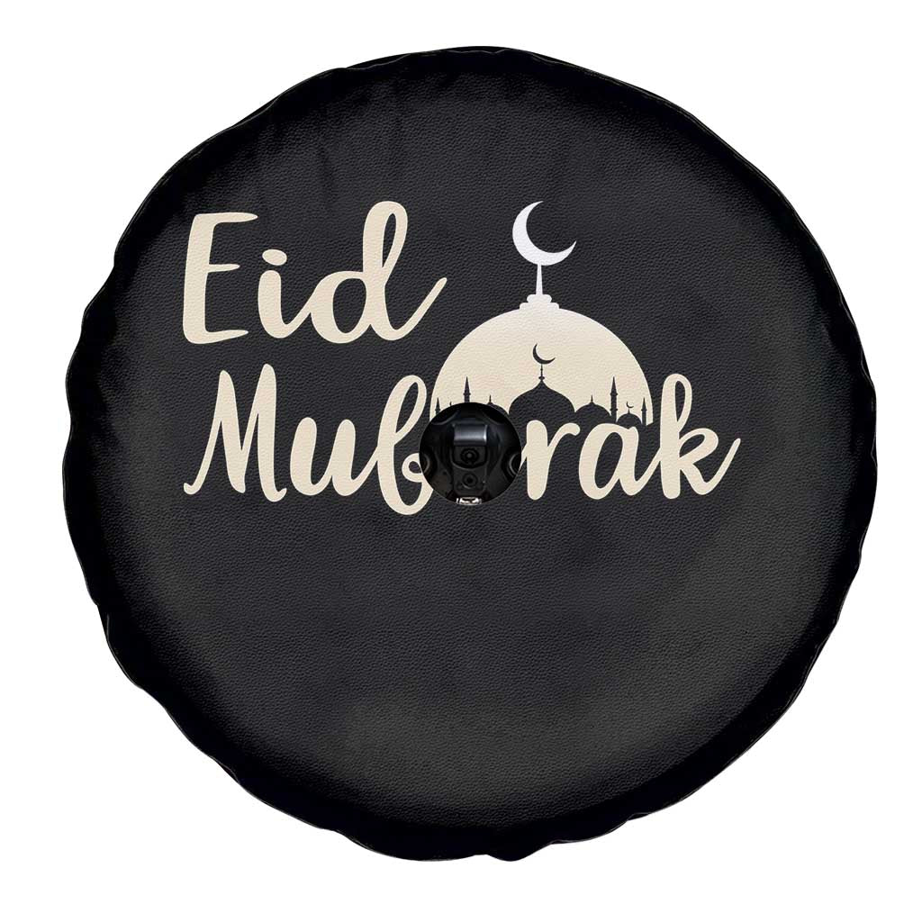 Eid Mubarak Mosque Silhouette Spare Tire Cover Islamic Holiday Celebration TS02 Print Your Wear