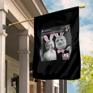 Funny Easter AI Baby with John Pork Meme Garden Flag There Is Motion at Your Front Door Notification Humor TS02 Print Your Wear