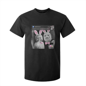 Funny Easter AI Baby with John Pork Meme T Shirt For Kid There Is Motion at Your Front Door Notification Humor TS02 Black Print Your Wear