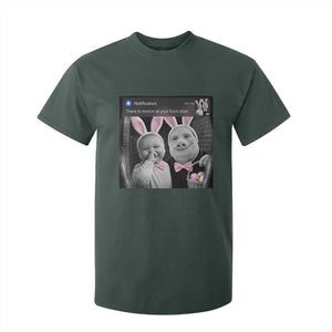 Funny Easter AI Baby with John Pork Meme T Shirt For Kid There Is Motion at Your Front Door Notification Humor TS02 Dark Forest Green Print Your Wear